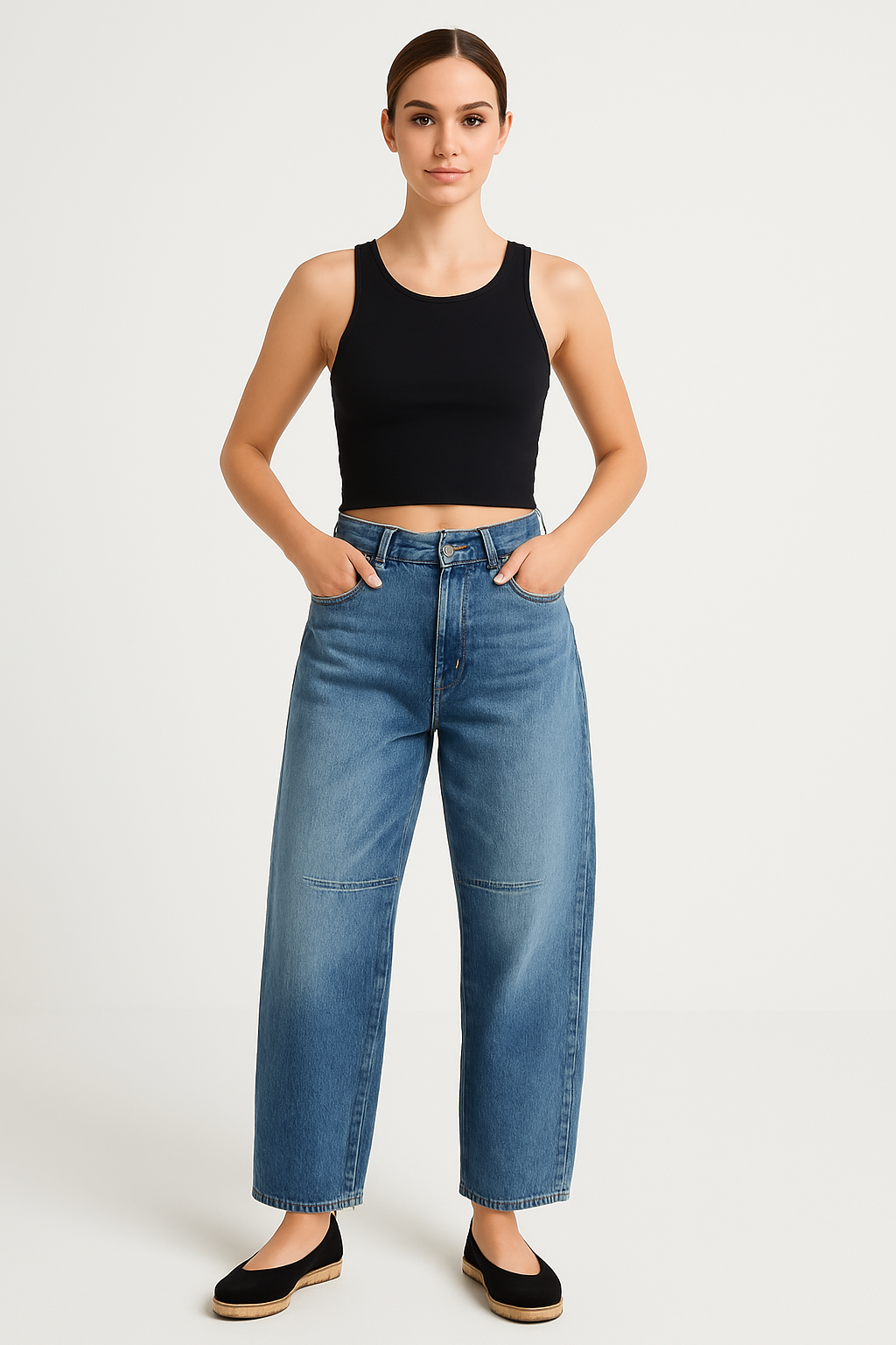 Dames Jeans | Dierenprint, Relaxed Fit Spijkerbroek 2