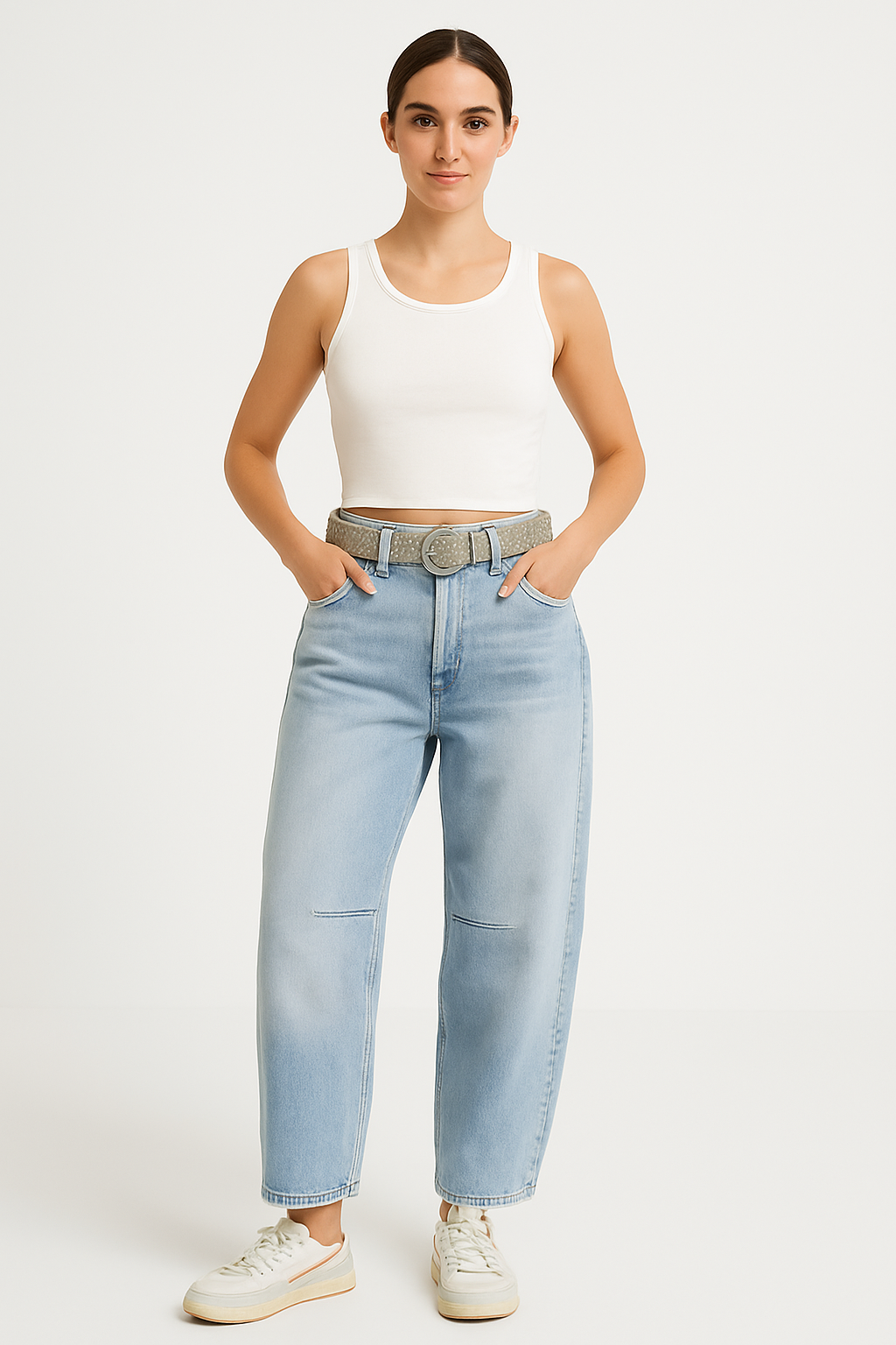 Dames Jeans | Dierenprint, Relaxed Fit Spijkerbroek 5