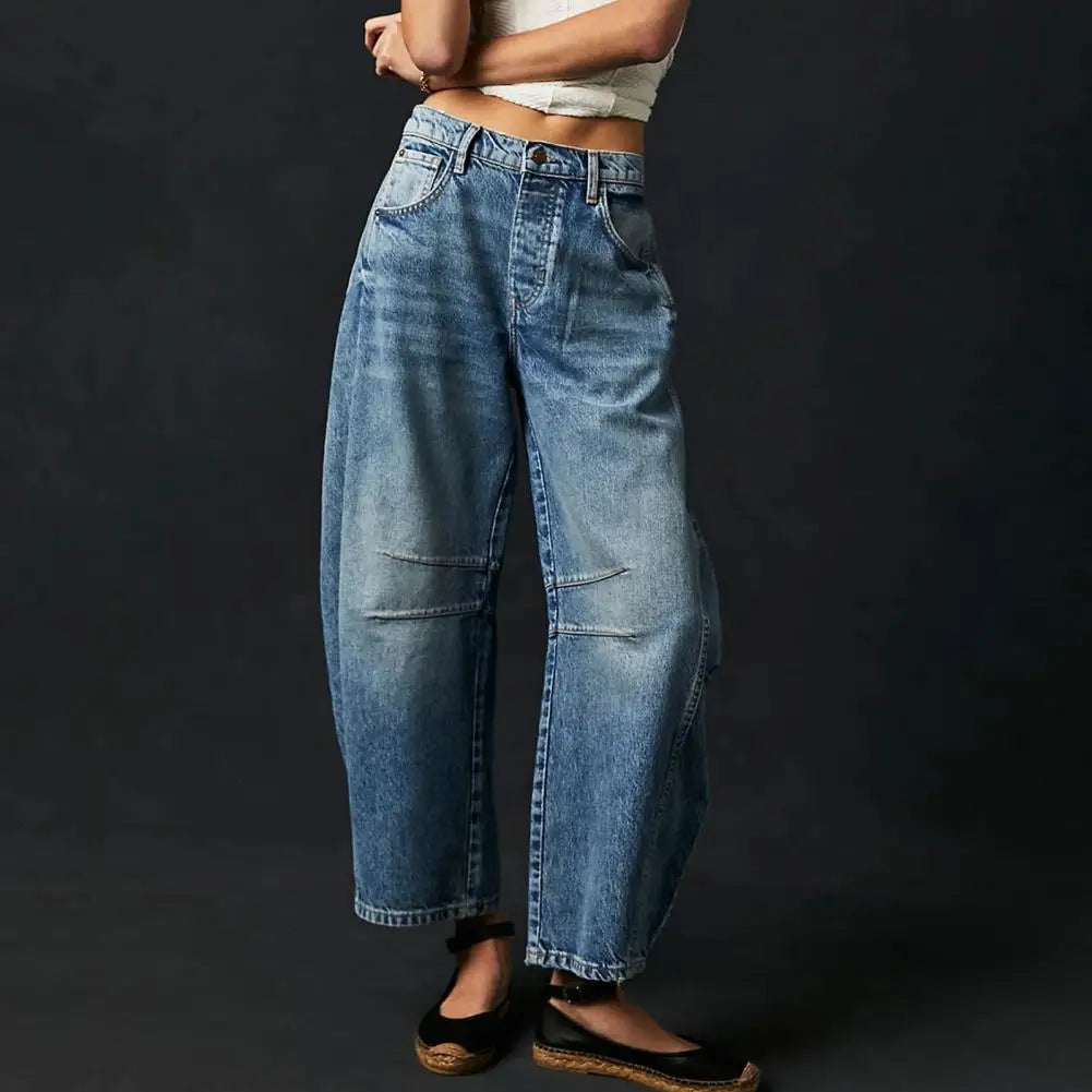 Dames Jeans | Dierenprint, Relaxed Fit Spijkerbroek 8