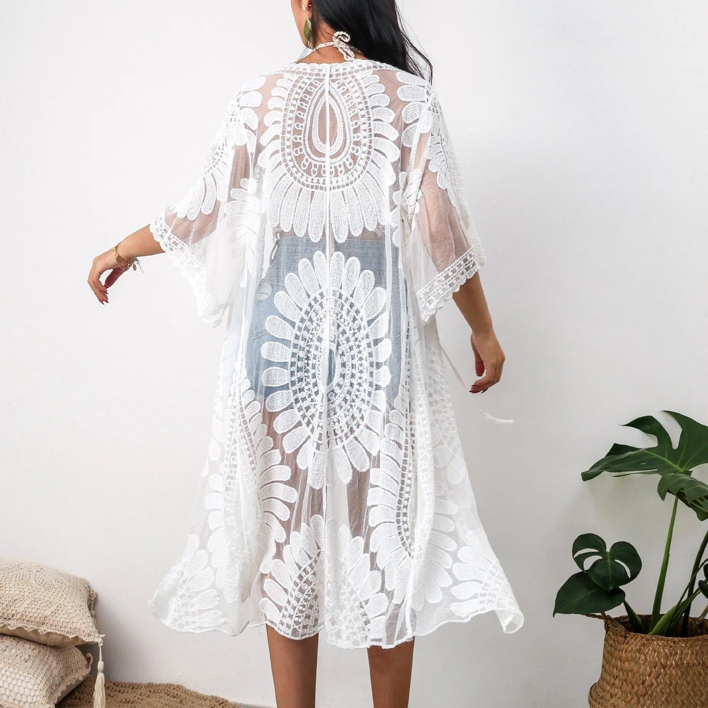 Dames Kimono | Lichtgewicht, Kantdetails 2