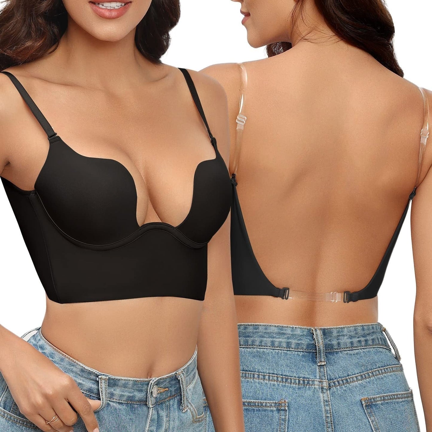 Dames Rugloze Bh | Naadloos, Beugelondersteuning voor Avondkleding 3