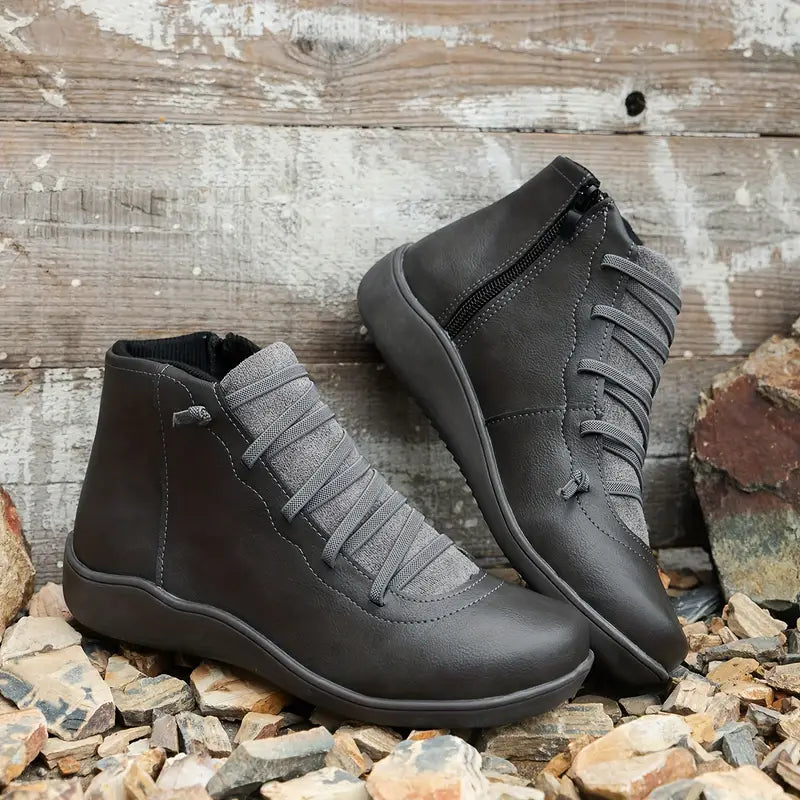 Dames Schoenen | Orthopedisch Leren met Rits, Comfortabel en Duurzaam 1