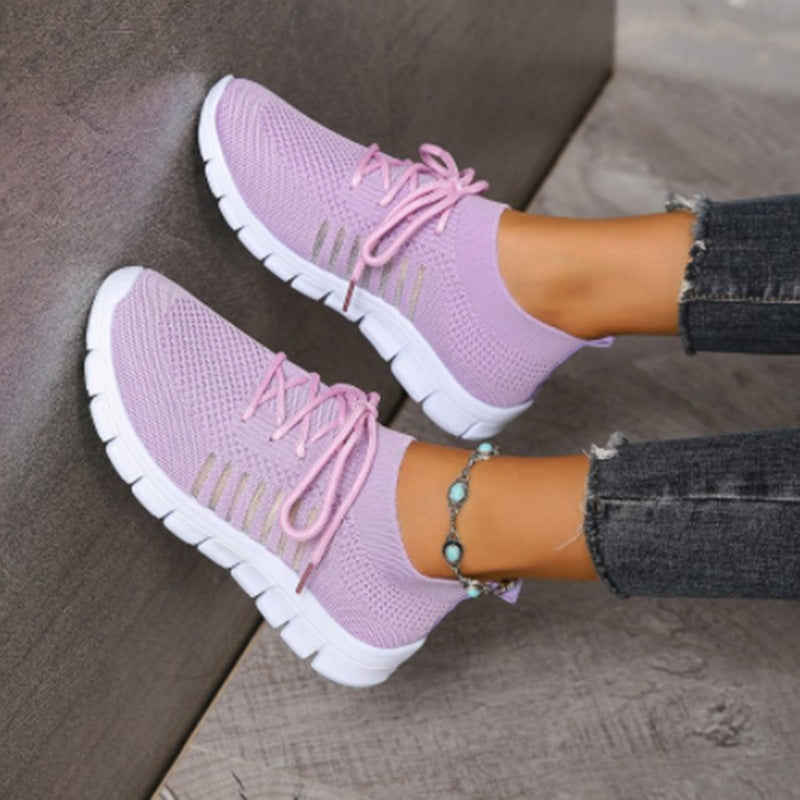 Dames Sneakers | Ademend Flyknit Mesh, Lichtgewicht en Casual 6