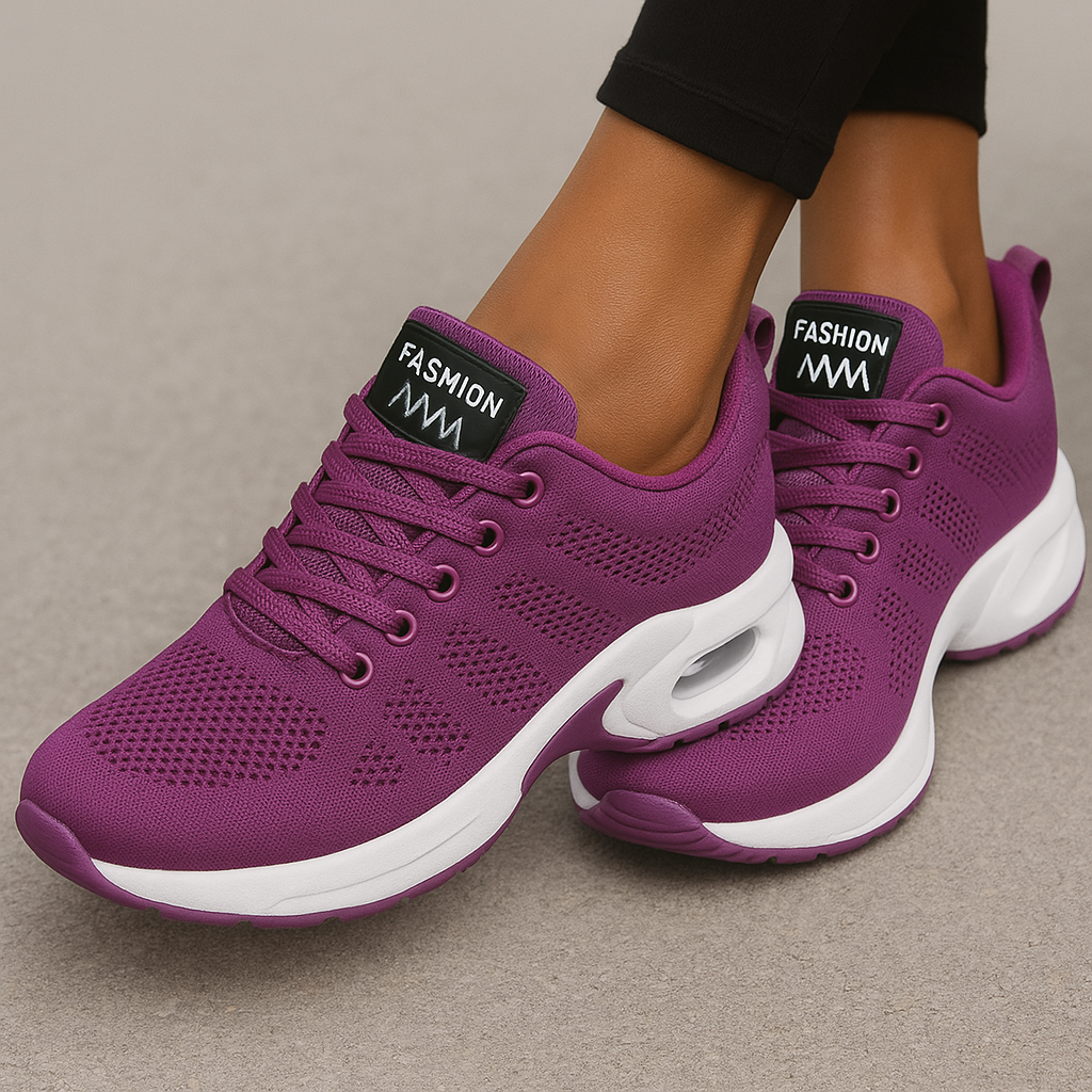 Dames Sneakers | Ademend Mesh, Comfortabele Zool, Witte Sneakers Dames 10