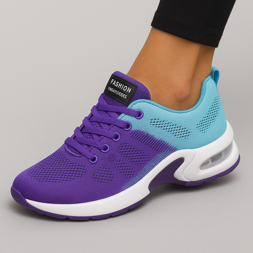 Dames Sneakers | Ademend Mesh, Comfortabele Zool, Witte Sneakers Dames 8