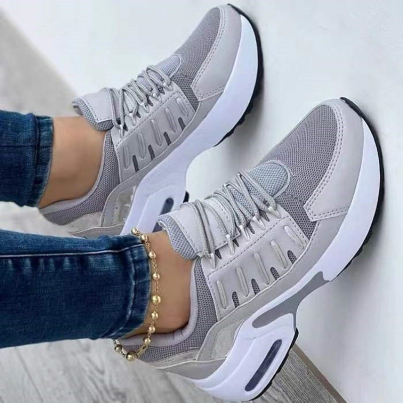 Dames Sneakers | Ademend Mesh, Platformzool, Witte Sneakers Dames 2