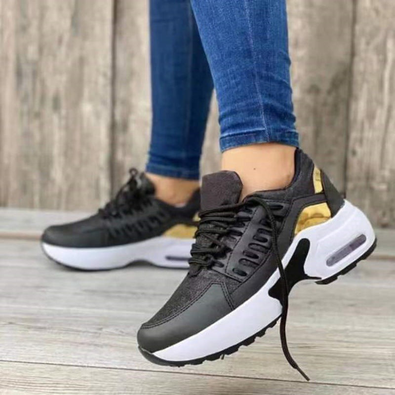 Dames Sneakers | Ademend Mesh, Platformzool, Witte Sneakers Dames 5