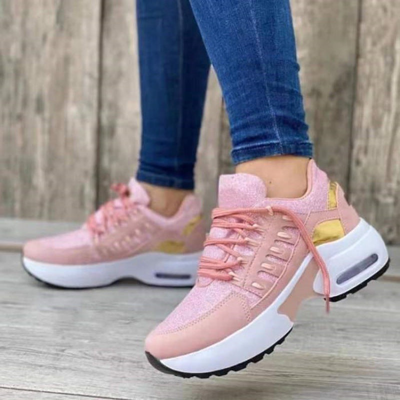 Dames Sneakers | Ademend Mesh, Platformzool, Witte Sneakers Dames 6