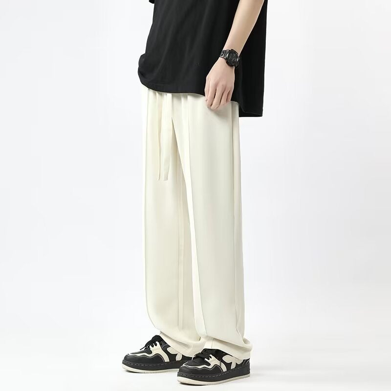 Heren Brede Pantalon | Lichtgewicht, Hoge Taille 1