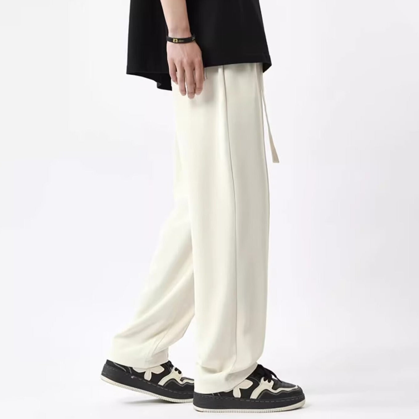 Heren Brede Pantalon | Lichtgewicht, Hoge Taille 3