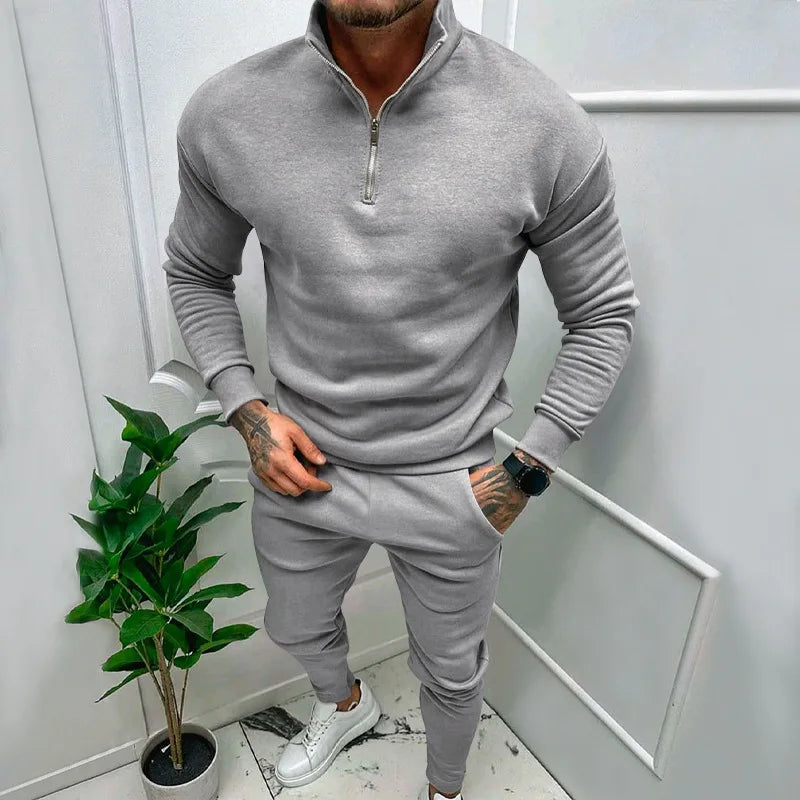 Heren Casual Set | Plus Velvet, Lange Mouwen 5