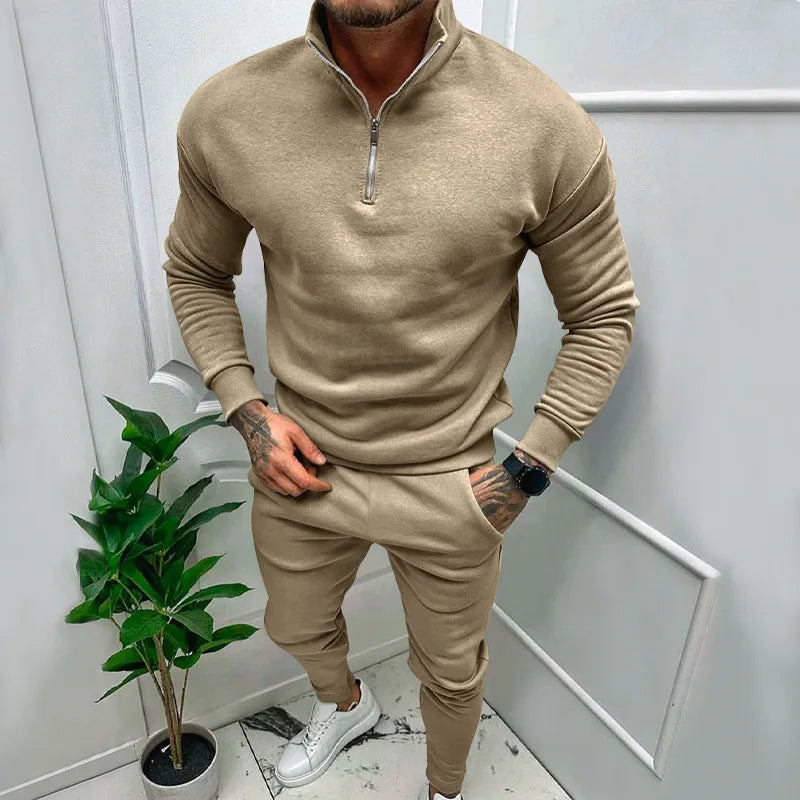 Heren Casual Set | Plus Velvet, Lange Mouwen 8