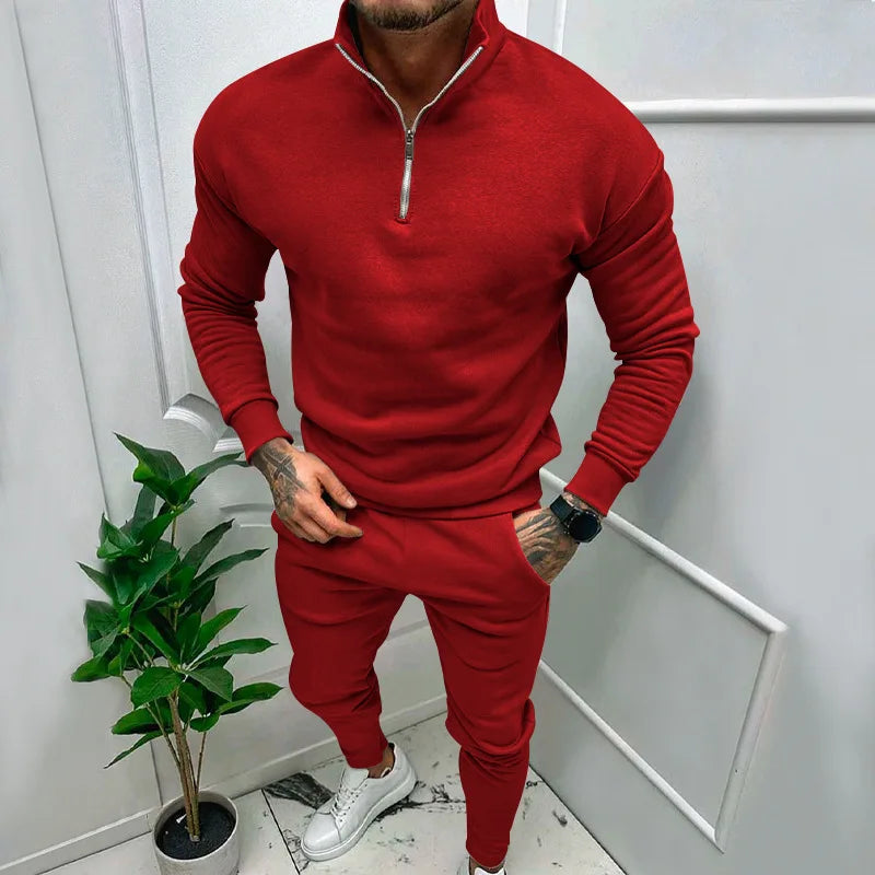 Heren Casual Set | Plus Velvet, Lange Mouwen 9