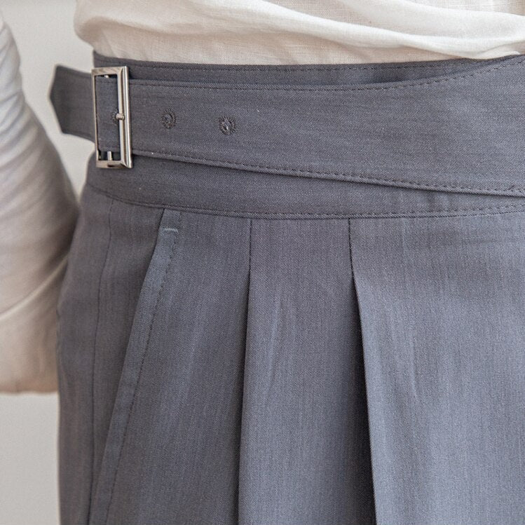 Heren Hoge Taille Broek | Wolmix, Tailored Fit 4