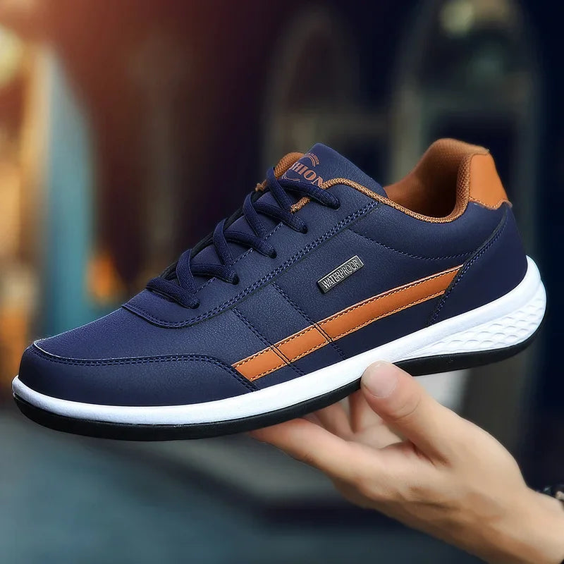Heren Sneakers | Ademend Textiel, Trendy Ontwerp 2