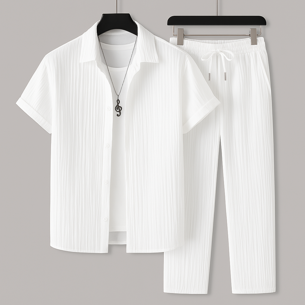 Heren Twee-Piece Set | Ademend, Ontspannen Pasvorm 2