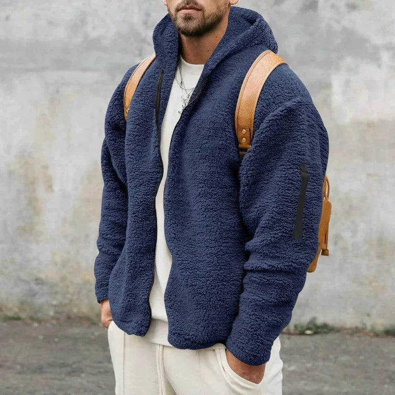 Heren Winterjas | Dubbelzijdig Fleece, Casual en Warm 5