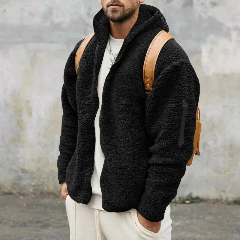 Heren Winterjas | Dubbelzijdig Fleece, Casual en Warm 6