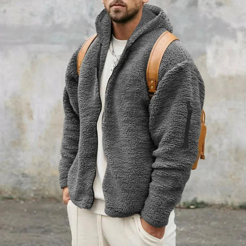 Heren Winterjas | Dubbelzijdig Fleece, Casual en Warm 7