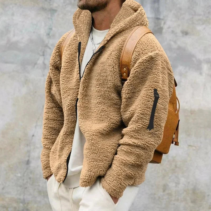 Heren Winterjas | Dubbelzijdig Fleece, Casual en Warm 8