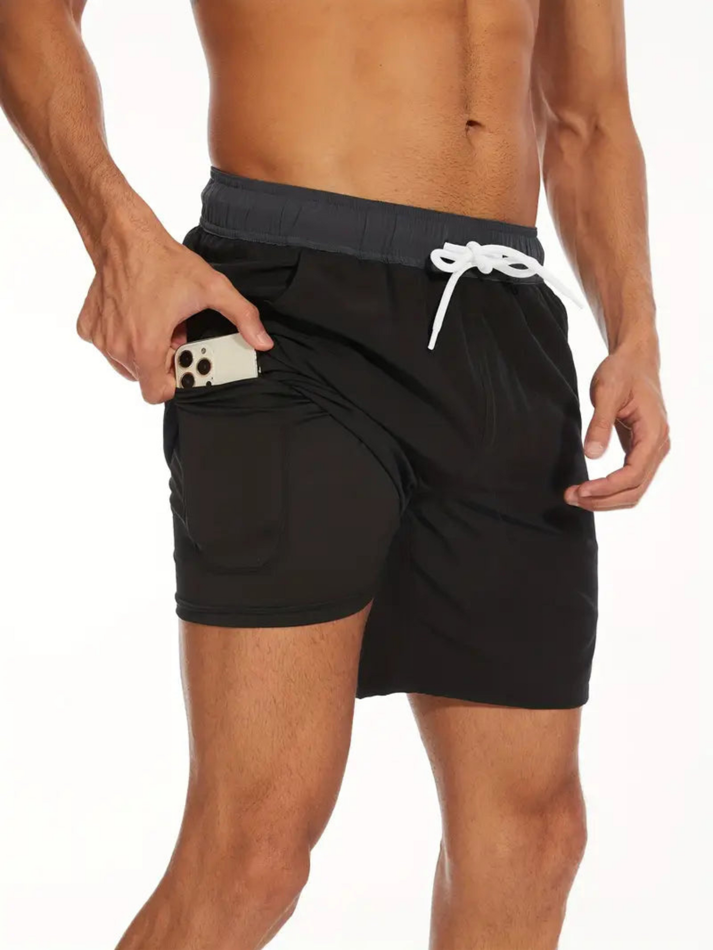 Heren Zwemshort | Sneldrogend, Regular Fit, Mid-Thigh Lengte 1