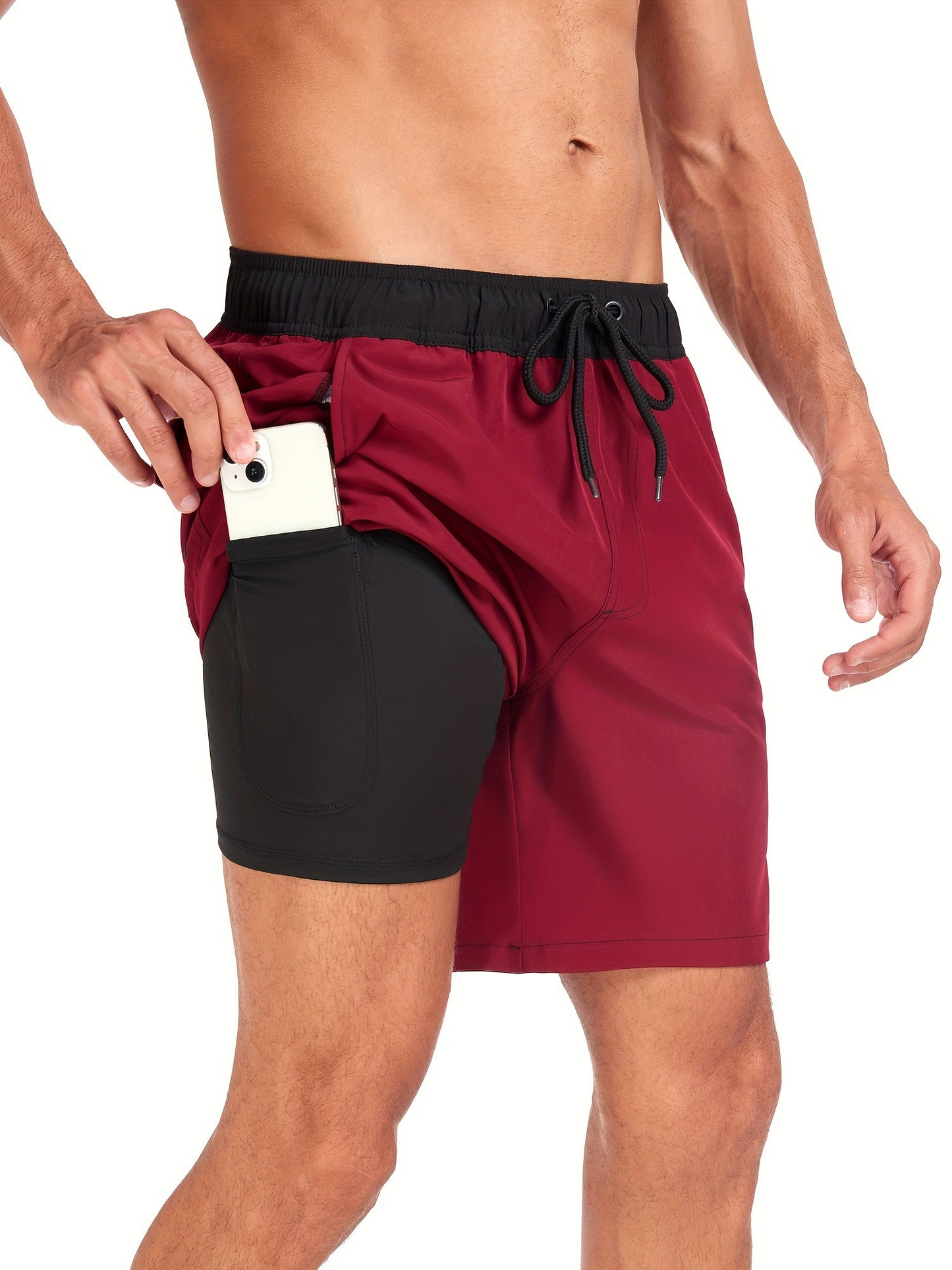 Heren Zwemshort | Sneldrogend, Regular Fit, Mid-Thigh Lengte 2