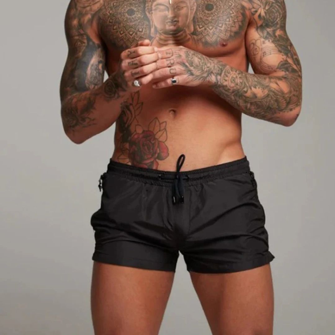 Heren Zwemshort | Sneldrogend, Slim Fit, Ritszakken 2