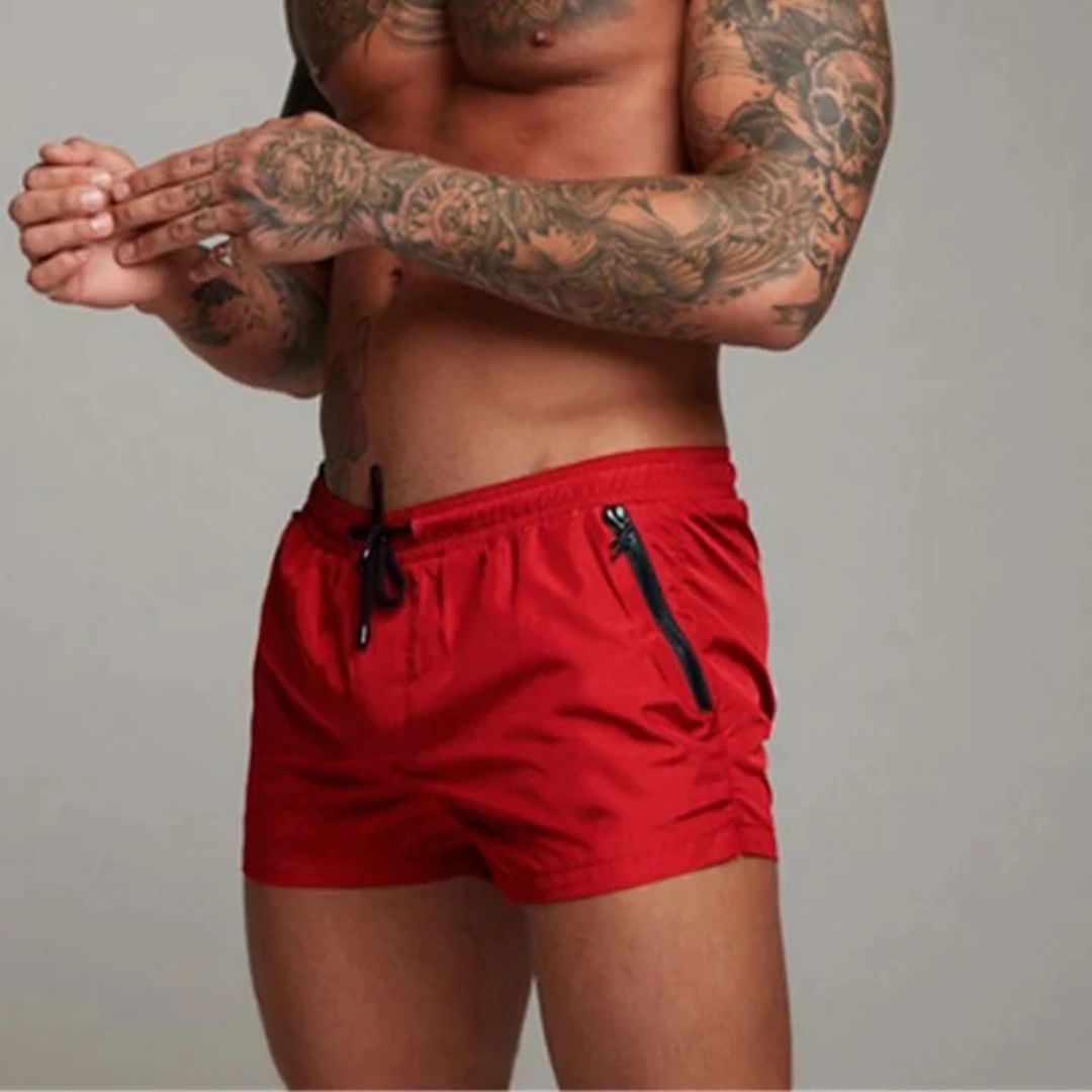Heren Zwemshort | Sneldrogend, Slim Fit, Ritszakken 4