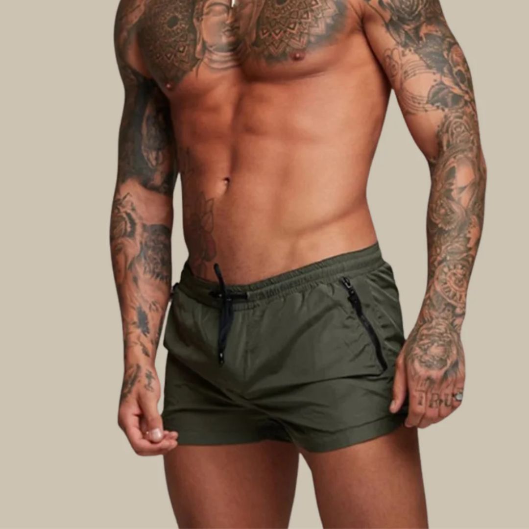 Heren Zwemshort | Sneldrogend, Slim Fit, Ritszakken 5