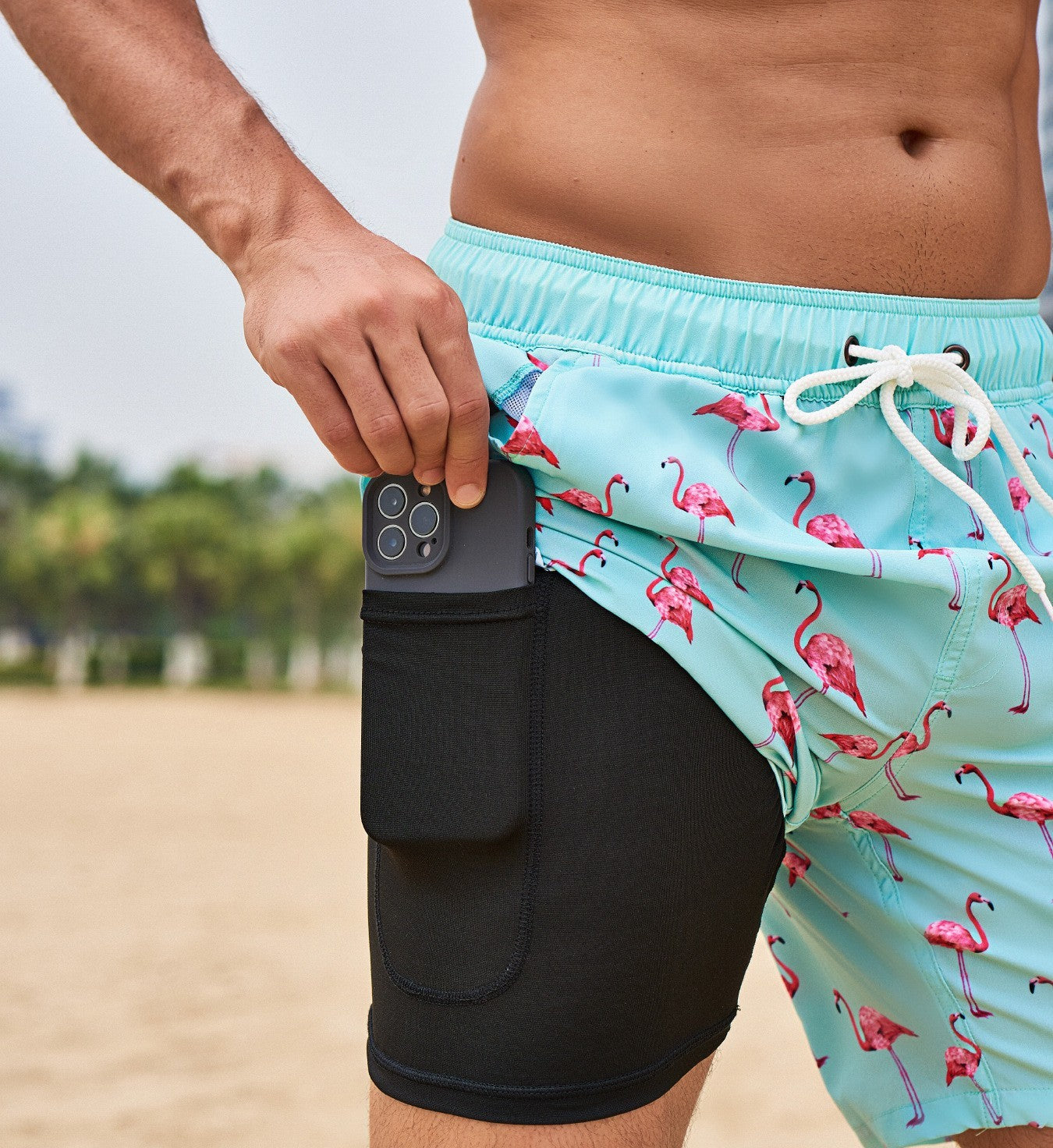 Heren Zwemshorts | Sneldrogend, Ademend Materiaal, Mid-Thigh Pasvorm 2