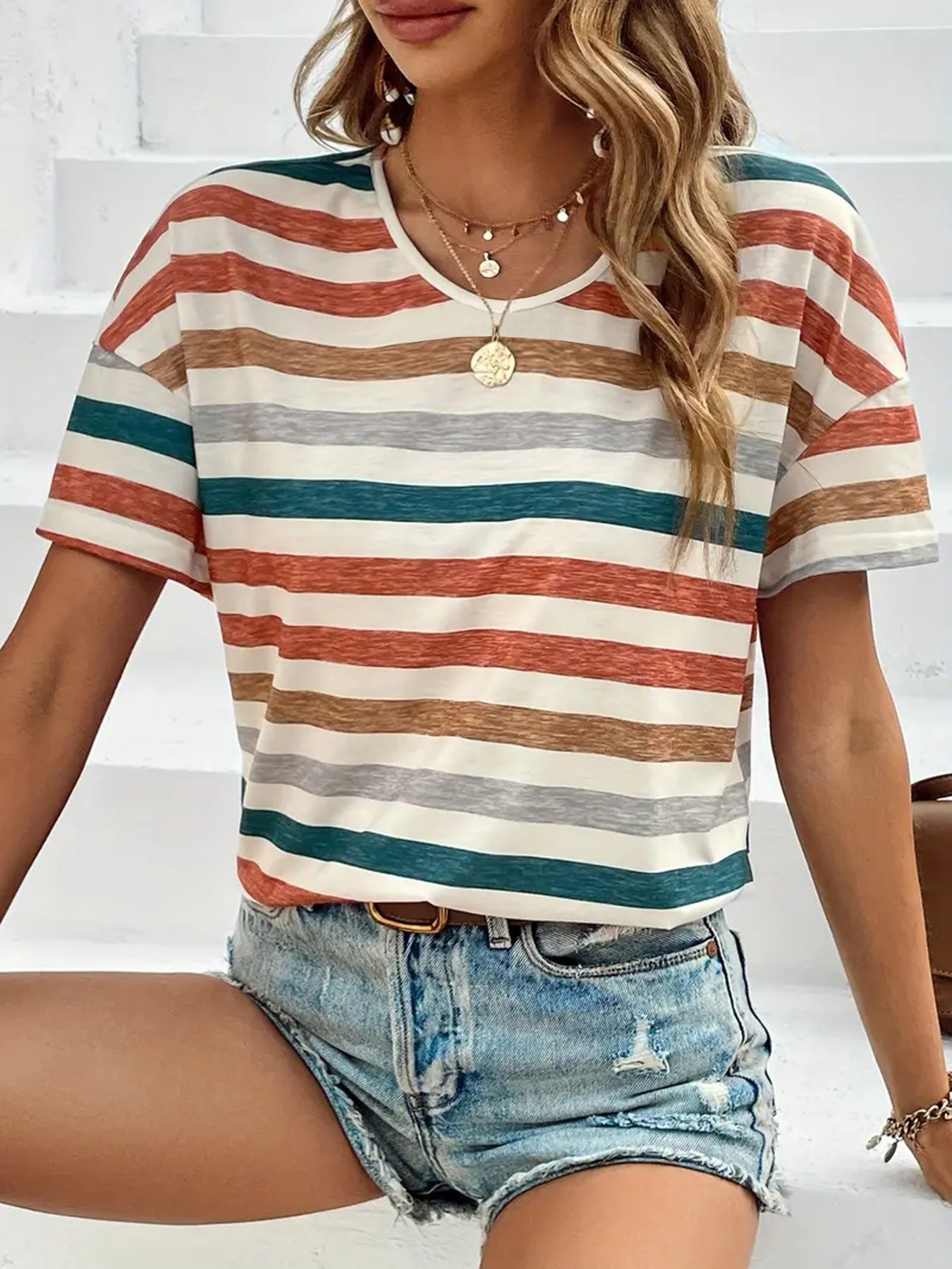 T-shirt voor Dames | Minimalistisch, Zacht & Elegant