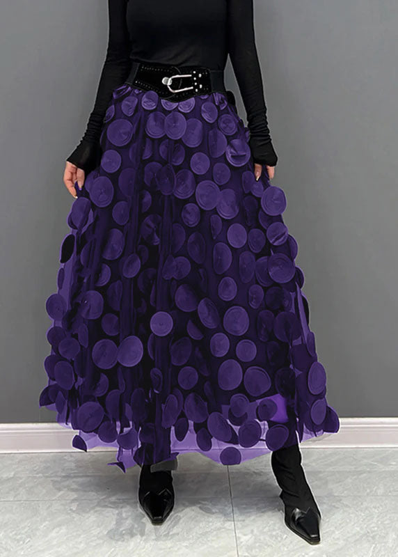 Vrouwen A-Lijn Midi Rok | Gelaagd Tulle, Elegante Pasvorm 0