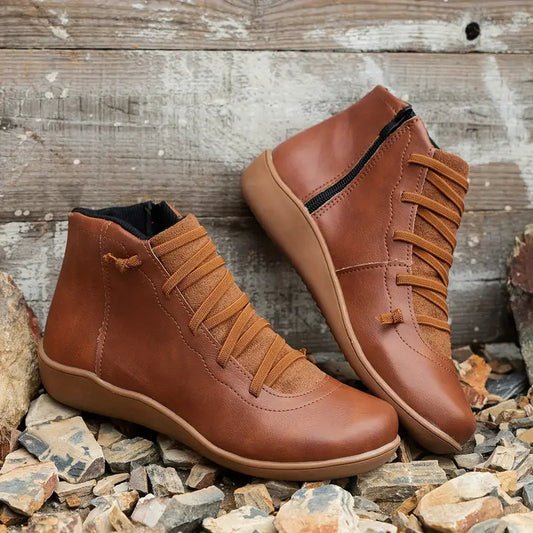 Dames Schoenen | Orthopedisch Leren met Rits, Comfortabel en Duurzaam 0