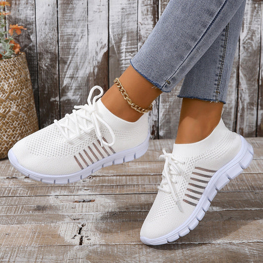 Dames Sneakers | Ademend Flyknit Mesh, Lichtgewicht en Casual 0