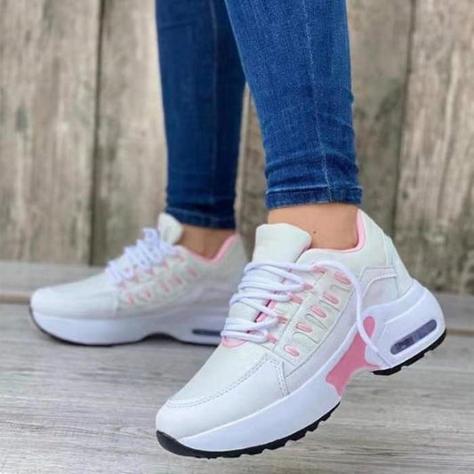 Dames Sneakers | Ademend Mesh, Platformzool, Witte Sneakers Dames 0