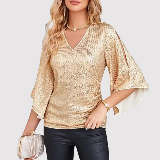 Dames Top | Sprankelend Design, Comfortabel en Flatterend 0