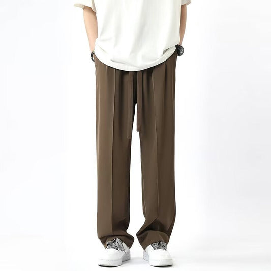 Heren Brede Pantalon | Lichtgewicht, Hoge Taille 0