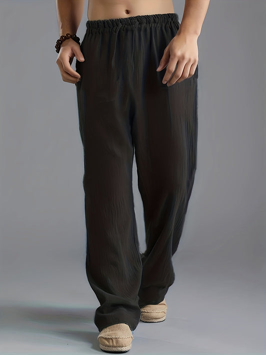 Heren Broek | Natuurlijke Vezels, Relaxed Fit 0