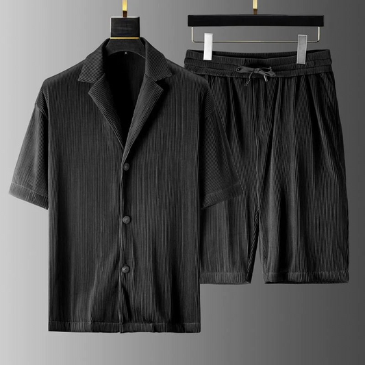 Heren Polo en Shorts Set | Ademend, Ontspannen Pasvorm 0