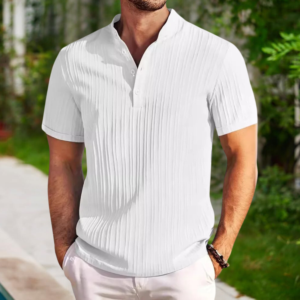 Heren Polo's | Ademend Katoenmix, Casual Korte Mouwen 4