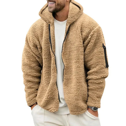 Heren Winterjas | Dubbelzijdig Fleece, Casual en Warm 4