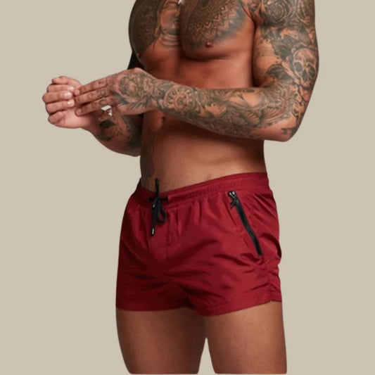 Heren Zwemshort | Sneldrogend, Slim Fit, Ritszakken 0
