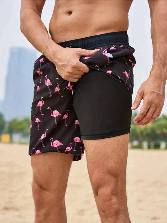 Heren Zwemshorts | Sneldrogend, Ademend Materiaal, Mid-Thigh Pasvorm 0
