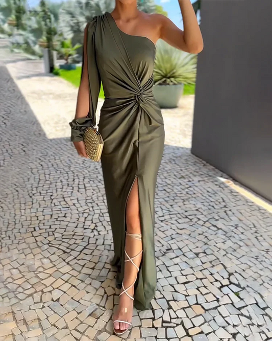 MUNCHA – One-Shoulder Jurk | Luxe, Stijlvol & Verleidelijk
